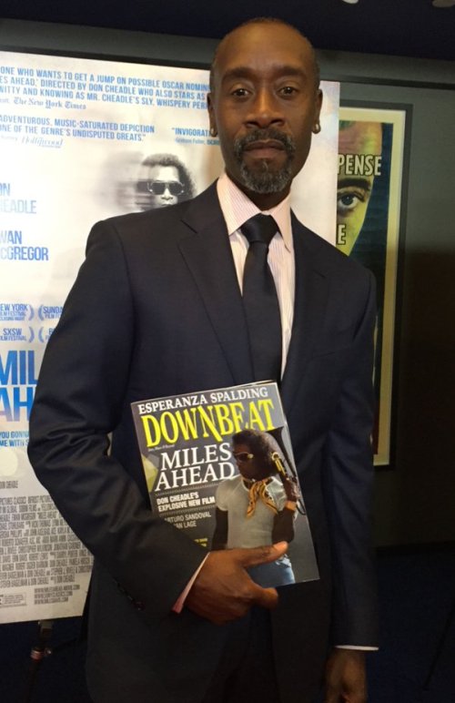 DonCheadle with his copy of DB
