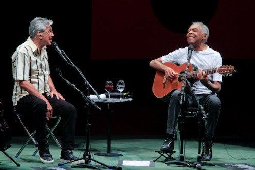 April 20, 2016 Brooklyn, NY ;  Caetano Veloso and Gilberto Gil in concert - Two Friends, One Century of Music at BAM's Howard Gilman Opera House on 4/20/2016. Photo ; Rahav Segev/ Photopass.com / BAM